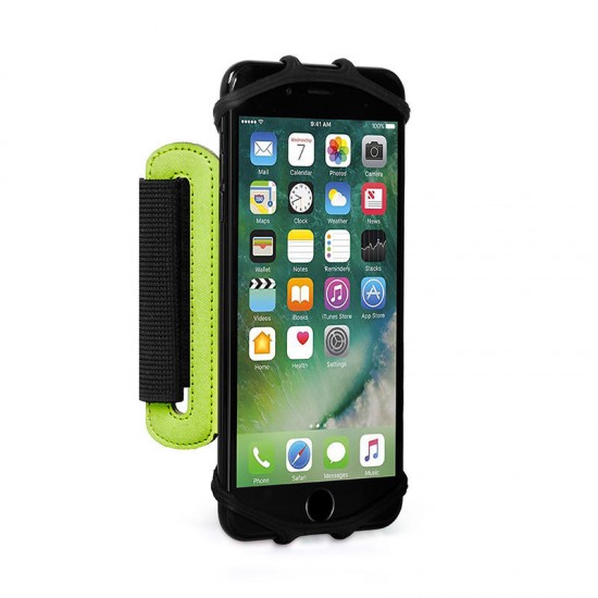 180° Rotation Sport Running Cycling Adjustable Wrist Band Bag For 4-6.2 Inches Smartphone