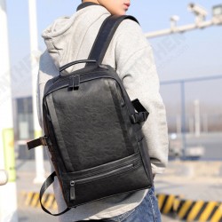 Vintage Waterproof Large Capacity PU Leather Macbook Tablet Storage Bag Office Work Unisex Backpack Vintage Waterproof Large Capacity PU Leather Macbook Tablet Storage Bag Office Work Unisex Backpack