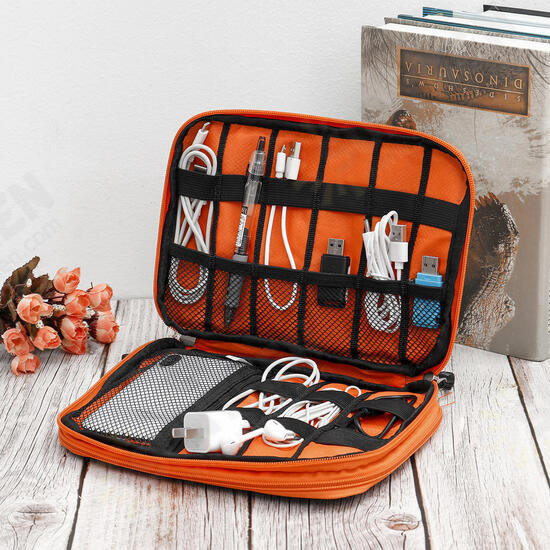 Waterproof Digital Accessories Storage Bag USB Data Cable Earphone Wire Flash Drive Pen Power Bank Travel Storage Bag