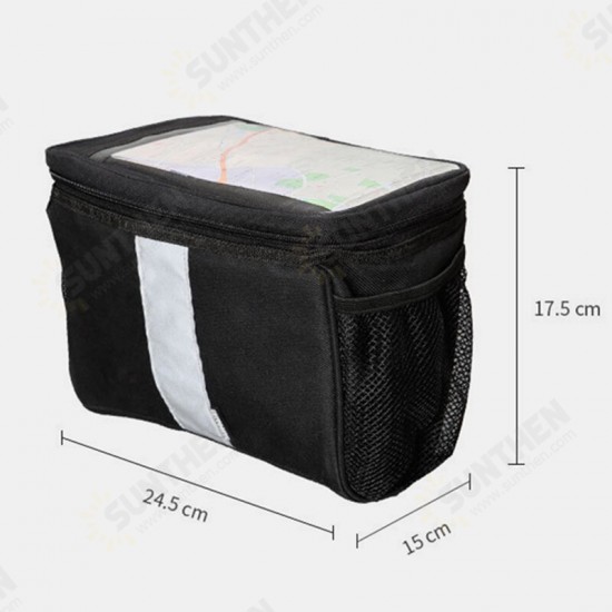 Waterproof with Touch Screen Transparent Window Outdoor Bicycle Bike Phone Bag