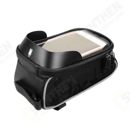 Wheelup 6.5 inch Waterproof Bicycle Bag Touch Screen MTB Road Bike Top Tube Frame Handlebar Bag Cycling Pouch