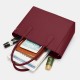 Women Casual Large Capacity with Multiple Inner Pocket Mobile Phone Book Macbook Storage Shopping Handbag Shoulder Bag