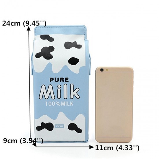 Women Creative Beverage Bottle Styling Wallet Small Backpack Milk Slanting Mobile Phone Bag For Mobile Phone
