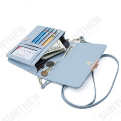 Women Fashion Casual PU Leather with Multi Card Slots Female Crossbody Phone Bag Shoulder Bag Travel Messenger Bag Gift to Girl Friend Women Fashion Casual PU Leather with Multi Card Slots Female Crossbody Phone Bag Shoulder Bag Travel Messenger Bag Gift to Girl Friend