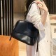 Women Fashion Retro Large Capacity Storage Tablet Macbook Phone PU Leather Shoulder Crossbody Bag Handbag