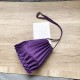 Women Fold Pleated Canvas Mobile Phone Storage Shoulder Crossbody Bag