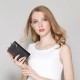 Women Large Capacity Card Slot Wallet Shoulder Bag MBag for Mobile Phone under 6.5 inch