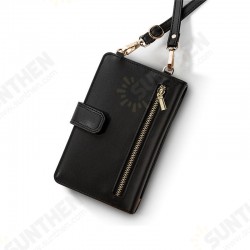 Women Large Capacity Card Slot Wallet Shoulder Bag MBag for Mobile Phone under 6.5 inch Women Large Capacity Card Slot Wallet Shoulder Bag MBag for Mobile Phone under 6.5 inch