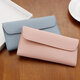 Women Litchi Pattern Solid Color Card Slot Wallet Bag Purse Handbag For Smartphone iPhone Samsung