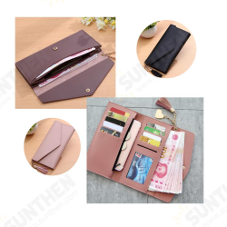 Women Long Purse Multi Card Slots PU Leather Phone Wallet Envelope Clutch Bags Women Long Purse Multi Card Slots PU Leather Phone Wallet Envelope Clutch Bags