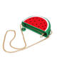 Women PU Leather Orange Watermelon Fruit Shoulder Bag Chain Strap Phone Crossbody Bags