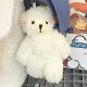 Women Plush Embroidered Cartoon Pattern Large Capacity Phone Tablet Macbook Book Storage Crossbody Shoulder Bag