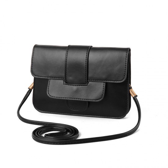 Women Small PU Leather Handbag Satchel Messenger Cross Body Shoulder Bag Purse