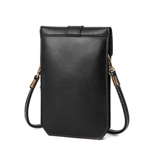 Women Small PU Leather Handbag Satchel Messenger Cross Body Shoulder Bag Purse