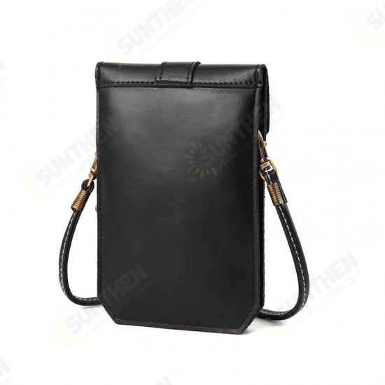 Women Small PU Leather Handbag Satchel Messenger Cross Body Shoulder Bag Purse