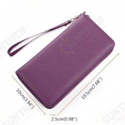 Women Zipper Credit Card Holder Genuine Leather Mobile Phone Storage Handbag Purse Wallet Women Zipper Credit Card Holder Genuine Leather Mobile Phone Storage Handbag Purse Wallet