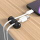 1/2 Channel Desktop Tidy Management Cable Organizer Winder for iPhone X XS Huawei Xiaomi Mi9 S10 S10+ Data Cable and Mouse Headphone Wire Non-original