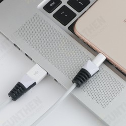 2Pcs Desktop Tidy Management Cable Protector Protective Sleeve Cover for iPhone Xiaomi Huawei Meizu