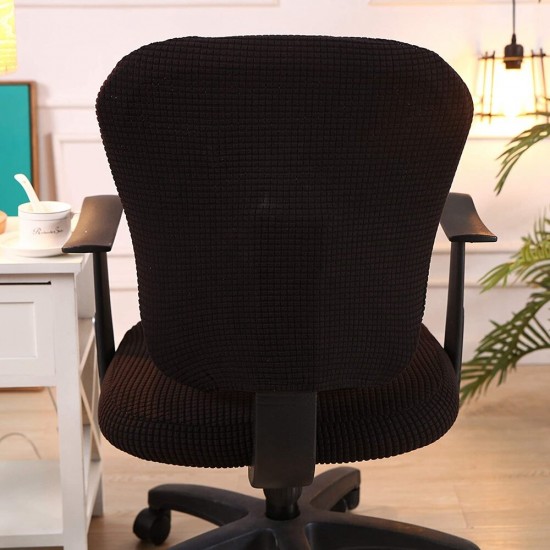 Office Computer Chair Cover Stretchable Rotate Swivel Chair Seat Covers
