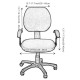 Office Computer Chair Cover Stretchable Rotate Swivel Chair Seat Covers