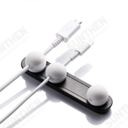 R-004 Magnetic Multifunctional Wire Data Line Winder Earphone Cable Organizer Desktop Wire Control Management Clip for Mouse Earphone USB Cable R-004 Magnetic Multifunctional Wire Data Line Winder Earphone Cable Organizer Desktop Wire Control Management Clip for Mouse Earphone USB Cable