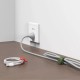 4pcs Multi-function Dinosaur Adjustable USB Cable Earphone Wire Bobbin Winder Cable Organizer