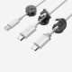 5 in 1 Second Generation Magnetic Multi-function Wooden TUP Data Line Receiver USB Cable Earphone Wire Cable Organizer Cable Clips Wire Management
