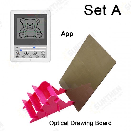 Kids Children Optical Drawing Tracing Board Sketch Drawing Mobile Projector Painting