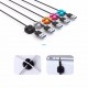 Crossed-Channel Earphone USB Cable Cord Winder Wrap Desktop Cable Organizer Wire Management Holder