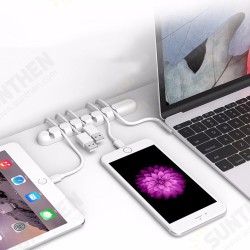 Multifunctional Silicone CBS Cable Winder Earphone Cable Organizer Wire Storage Charger Cable Holder Clips for Mouse Earphone USB Cable Multifunctional Silicone CBS Cable Winder Earphone Cable Organizer Wire Storage Charger Cable Holder Clips for Mouse Earphone USB Cable
