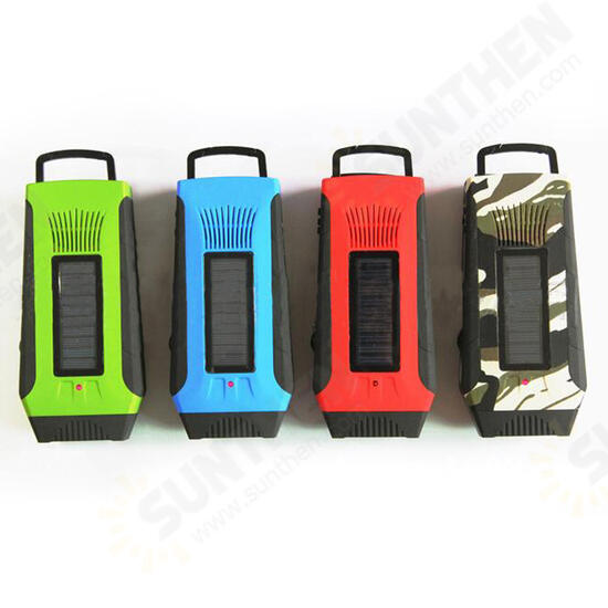 Outdoor Radio Dynamo Survival Solar Self Powered AM FM NOAA Weather Radio Phone Power Bank