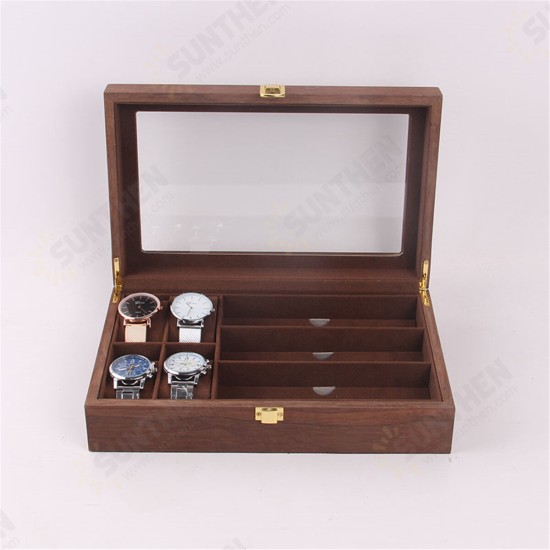 Woden Watch Boxes Necklace Jewelry Watch Display Box