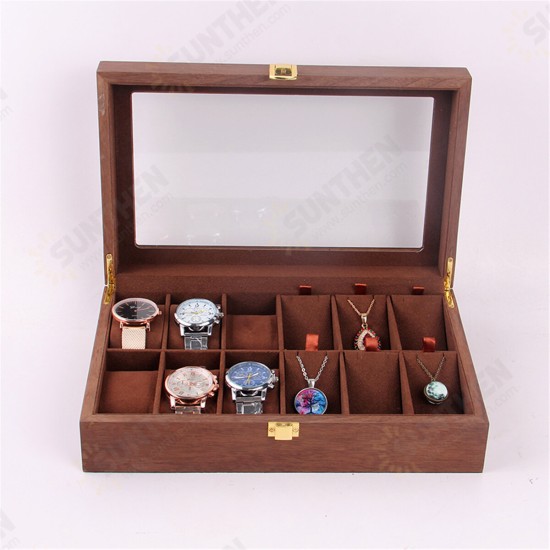 Woden Watch Boxes Necklace Jewelry Watch Display Box