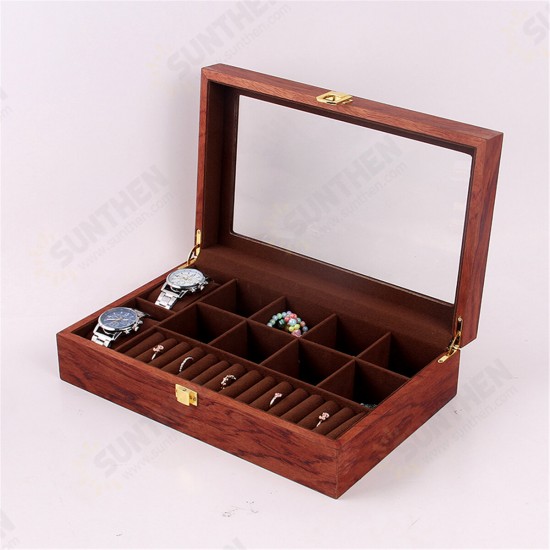 Woden Watch Boxes Necklace Jewelry Watch Display Box