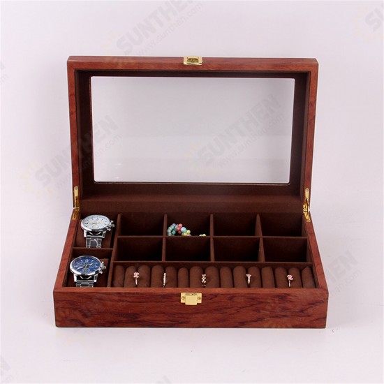 Woden Watch Boxes Necklace Jewelry Watch Display Box