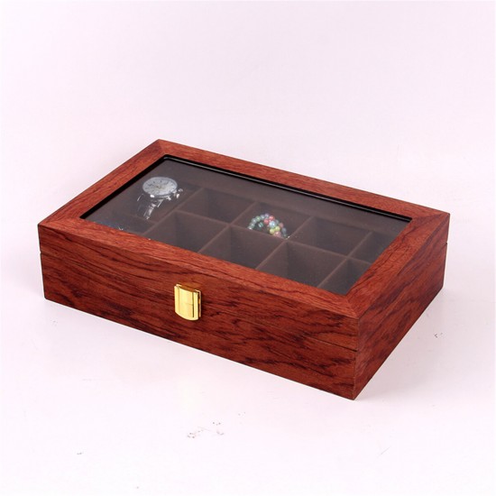 Woden Watch Boxes Necklace Jewelry Watch Display Box