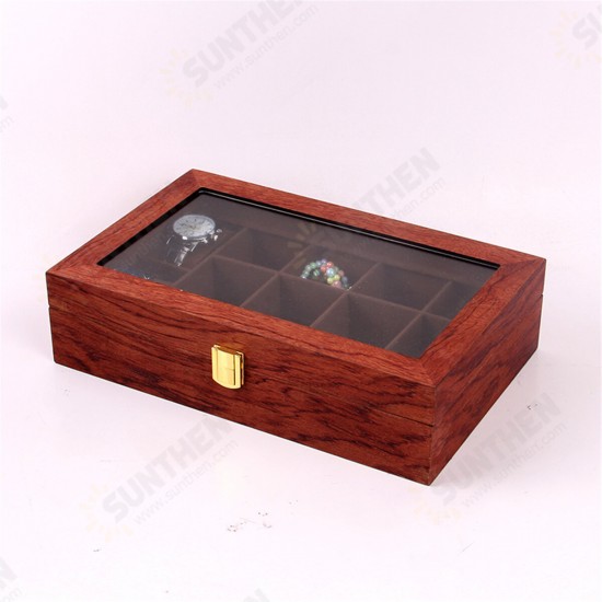 Woden Watch Boxes Necklace Jewelry Watch Display Box