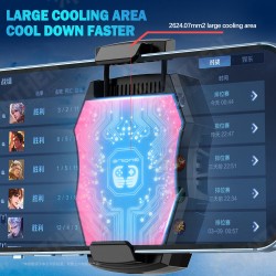 Multifunction 3-Speed Wind Adjustment Low Noise Moible Phone 400mAh Gamepad Cooler Multifunction 3-Speed Wind Adjustment Low Noise Moible Phone 400mAh Gamepad Cooler