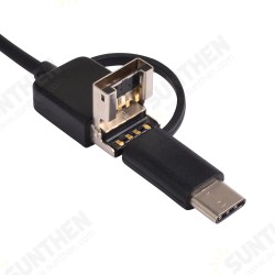 3-in-1 7mm 6LED Rigid Waterproof USB Type C Borescope Inspection Camera 1/2/3.5/5M/10M 3-in-1 7mm 6LED Rigid Waterproof USB Type C Borescope Inspection Camera 1/2/3.5/5M/10M
