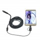 3-in-1 7mm 6LED Rigid Waterproof USB Type C Borescope Inspection Camera 1/2/3.5/5M/10M