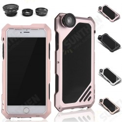 4 In 1 Waterproof Case Wide Angle Macro Fisheye Camera Lens For iPhone 6 / 6s Plus 5.5 Inches 4 In 1 Waterproof Case Wide Angle Macro Fisheye Camera Lens For iPhone 6 / 6s Plus 5.5 Inches