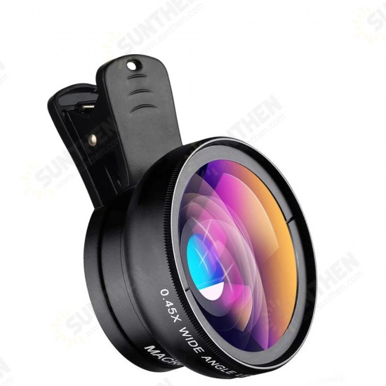 Apl-0.45wm 2 in 1 Phone Camera Lens kit 0.45x Wide Angle & 12.5x HD Macro Lens