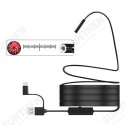 8MM 3-In-1 Borescope 1080P HD 8LED Adjustable IP68 Inspection Camera Flexible Hard Line 1/2/5/10M Lens Camera Micro USB Type-C 8MM 3-In-1 Borescope 1080P HD 8LED Adjustable IP68 Inspection Camera Flexible Hard Line 1/2/5/10M Lens Camera Micro USB Type-C