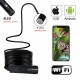 8.mm Inspection Camera 8LED Dual Lens Adjustable Flexible IP67 Waterproof Wifi Inspection Camera for Android Phone PC