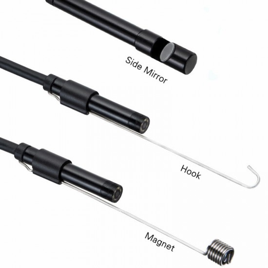 8.mm Inspection Camera 8LED Dual Lens Adjustable Flexible IP67 Waterproof Wifi Inspection Camera for Android Phone PC