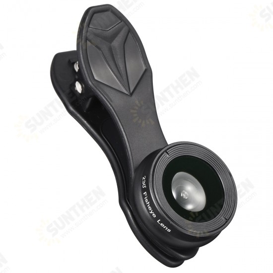 3-IN-1 230 Degree Fisheye Lens + 0.36X Wide Angle Lens + 15X Macro Lens Phone Camera for iPhone 12 13 all smartphone