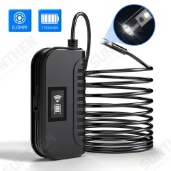 109-4 1080P Camera 6 LED 8mm Double Lens Wifi Borescope 1700mAh HD Industrial IP67 Waterproof with 1/5/10M Cable for Phone PC Tablet 109-4 1080P Camera 6 LED 8mm Double Lens Wifi Borescope 1700mAh HD Industrial IP67 Waterproof with 1/5/10M Cable for Phone PC Tablet
