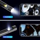 109-4 1080P Camera 6 LED 8mm Double Lens Wifi Borescope 1700mAh HD Industrial IP67 Waterproof with 1/5/10M Cable for Phone PC Tablet