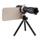 Universal 14X Zoom Wide Angle Camera Mobile Lens Telescope Phone Clip+Tripod Holder for Smartphone