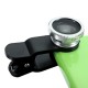 Universal 5 In1 Clip Camera Kit Telephone Lens CPL Fisheye 0.67X Wide Angle 2.0X Telephoto Macro